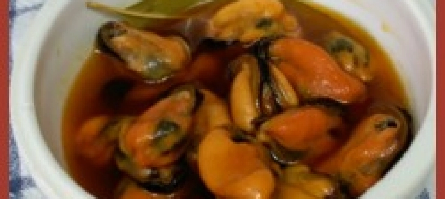 MEJILLONES EN ESCABECHE CON THERMOMIX