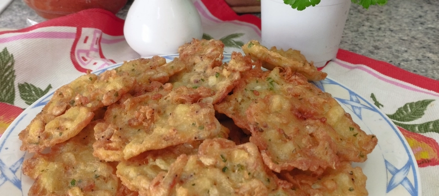 TORTILLITAS DE CAMARONES CON THERMOMIX