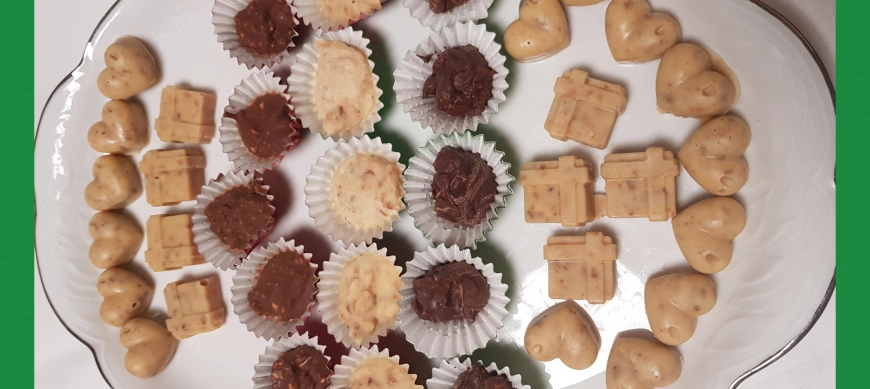 BOMBONES DE CHOCOLATE Y ALMENDRA CON THERMOMIX DE ENCARNI PÉREZ