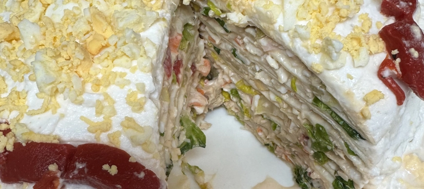 TARTA DE ENSALADA