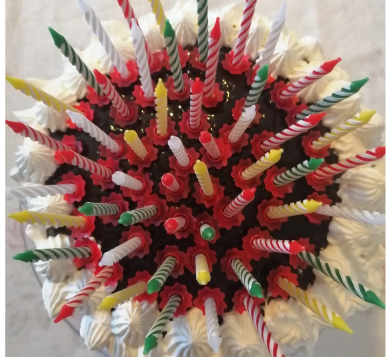 Tarta de cumpleaños con Thermomix