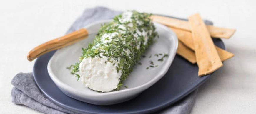 RULO DE QUESO DE CABRA CON THERMOMIX