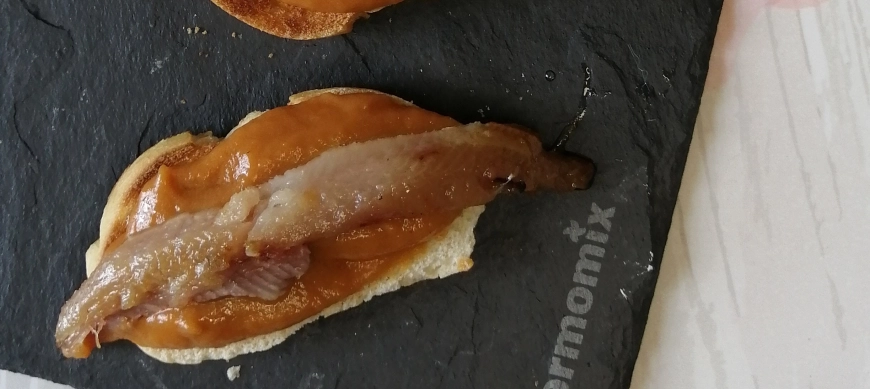 Tostas de emulsión de escalivada con Thermomix®