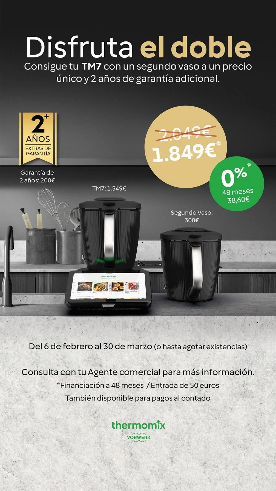 TM7 DOBLE VASO 0% INTERES