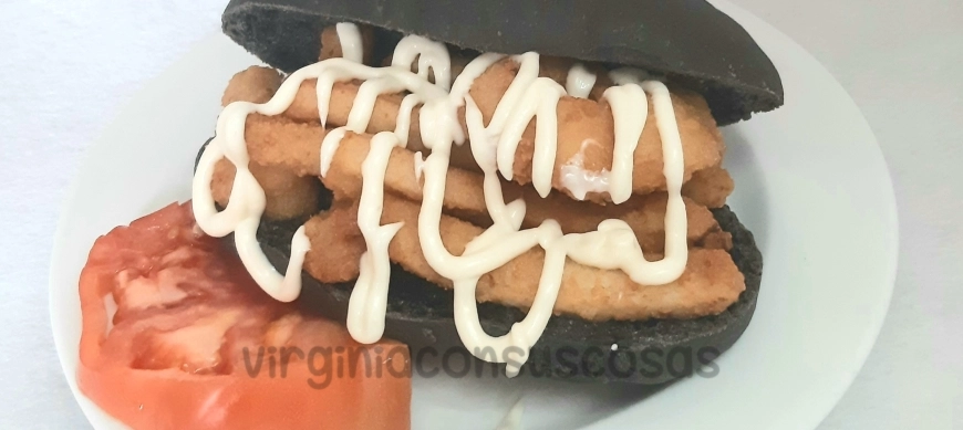 PAN NEGRO CON CALAMARES Y CON THERMOMIX