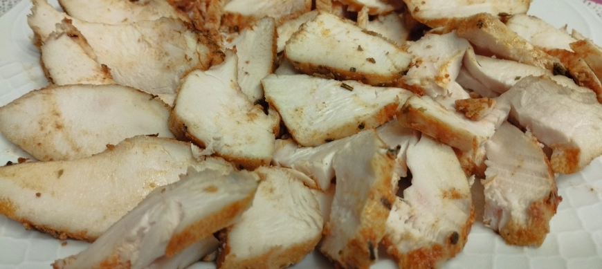 FIAMBRE DE POLLO MARINADO CON THERMOMIX