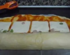 Step <p>Añade la harina y la sal y programa 20seg a vel.5. Y ahora velocidad espiga durante 30 segundos mas.</p> illustration