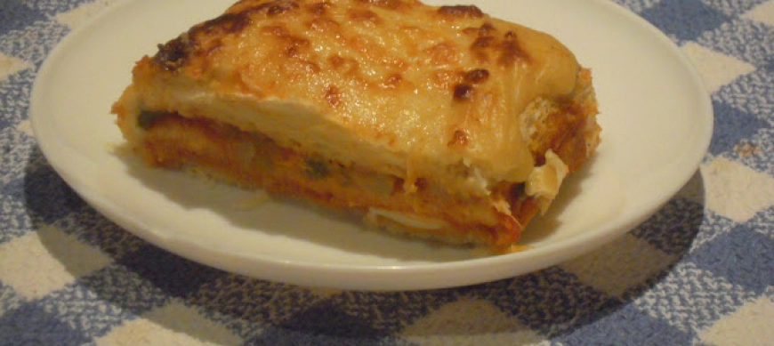 PASTEL DE PISTO CON THERMOMIX