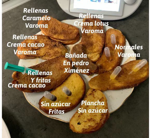 Torrijas 2ª parte, en todas sus variedades. al vapor, a la plancha, fritas con el Thermomix®