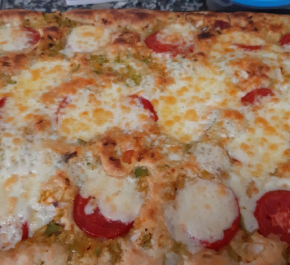 PIZZA GORDA CON MASA CRUJIENTE CON Thermomix®