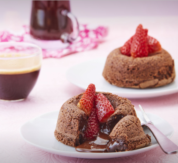 PASTEL LAVA DE CHOCOLATE CON Thermomix®