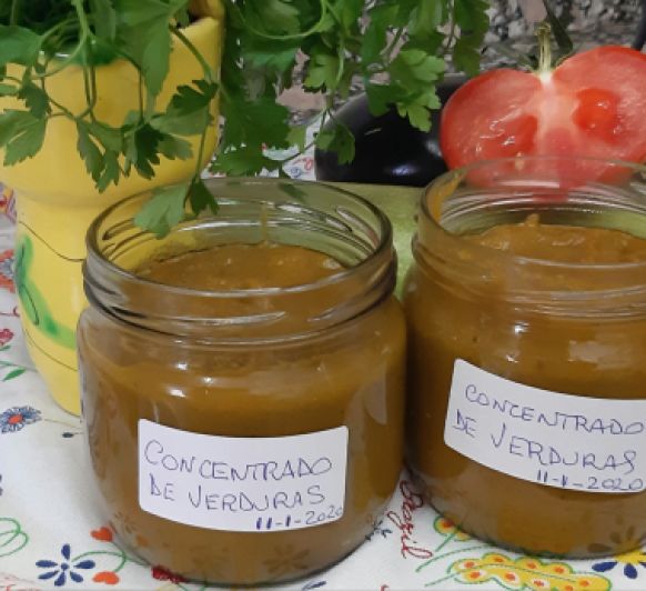 CONCENTRADO DE CALDO DE VERDURAS CON Thermomix®