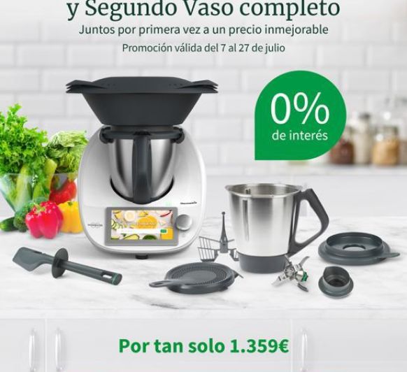 PRIMICIA Thermomix® TM6 CON DOBLE VASO SIN INTERESES