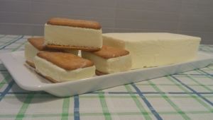 Helado de Sandwich de Nata